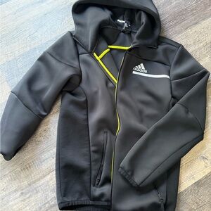 Adidas Men's Black and Gray Jacket